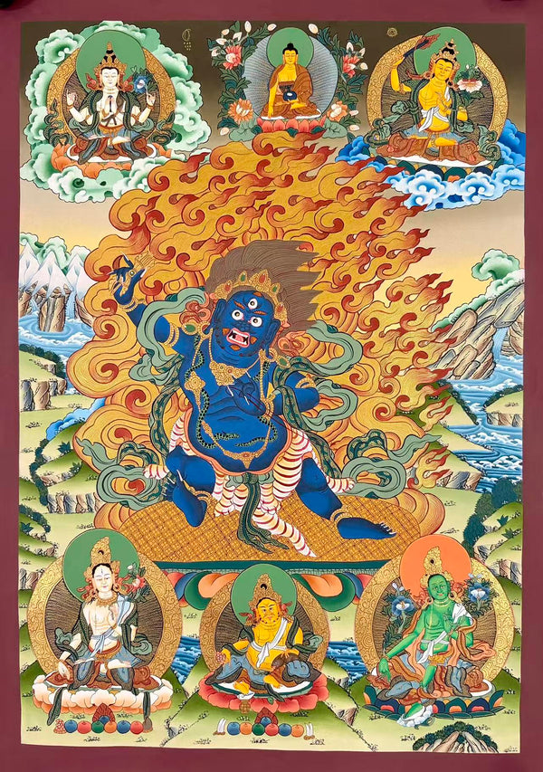 Vajrapani Masterpiece Thangka