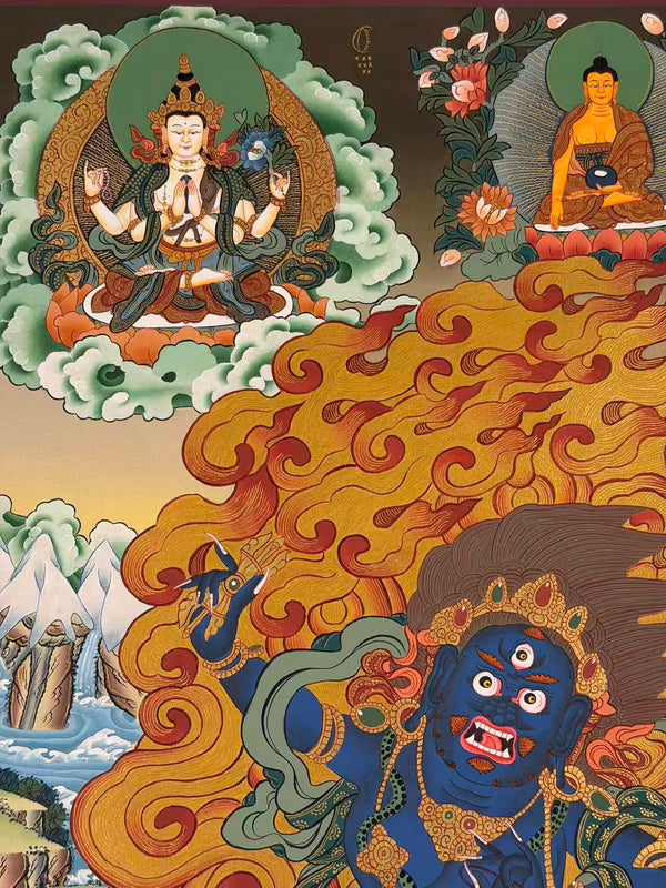 Vajrapani Masterpiece Thangka