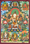 Vajrasattva Consort Thangka