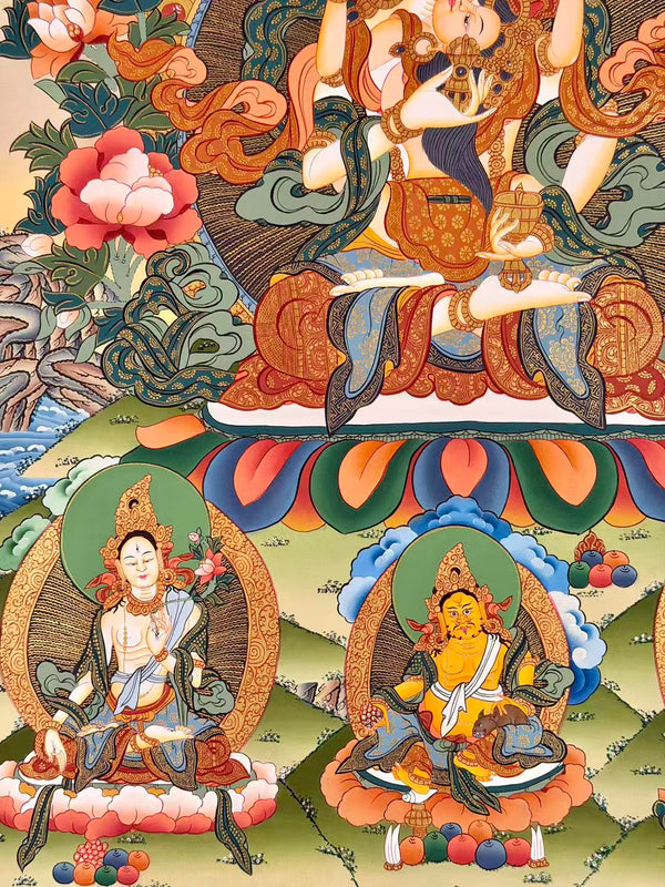 Vajrasattva Consort Thangka