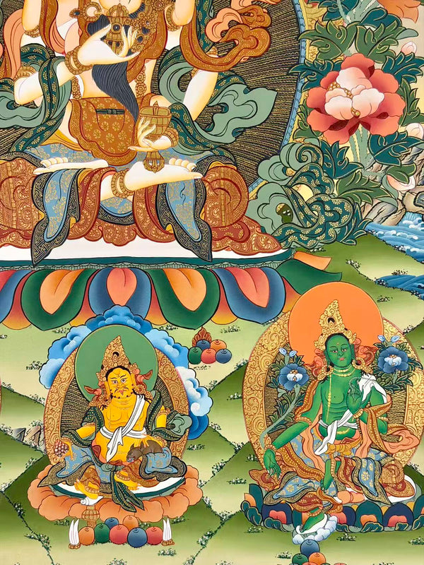 Vajrasattva Consort Thangka