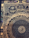 Om Mantra Mandala Large Thangka