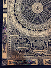 Om Mantra Mandala Large Thangka
