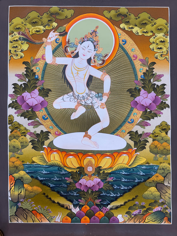 Machig Labdron Tibetan Thangka Painting