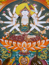 Mother Goddess Chundi Tibetan Thangka Painting