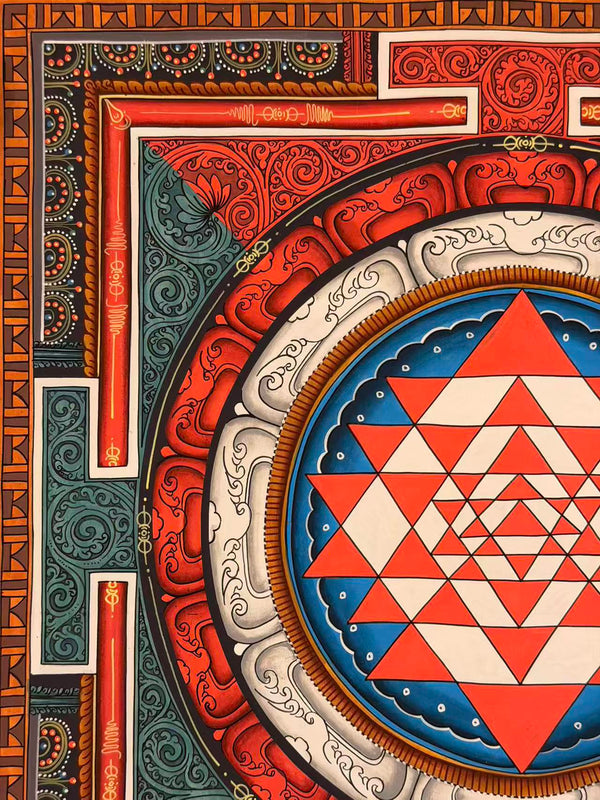 Shree Yantra Mandala Thangka