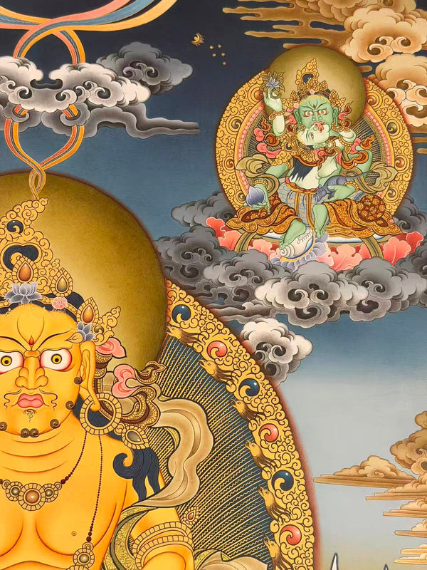 Pancha(Five) Jambhala Large Thangka