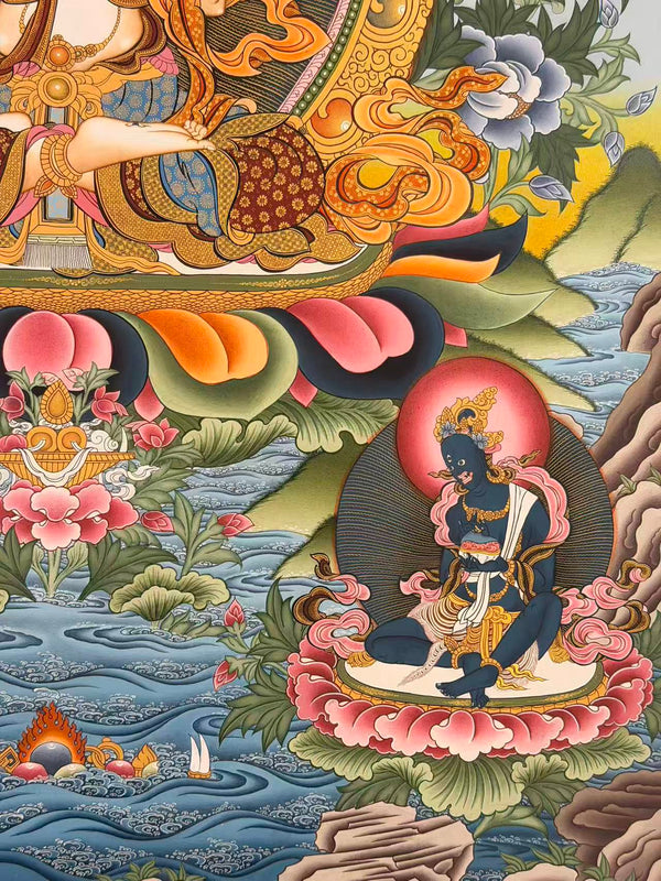 White Tara Large Thangka