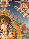 White Tara Large Thangka