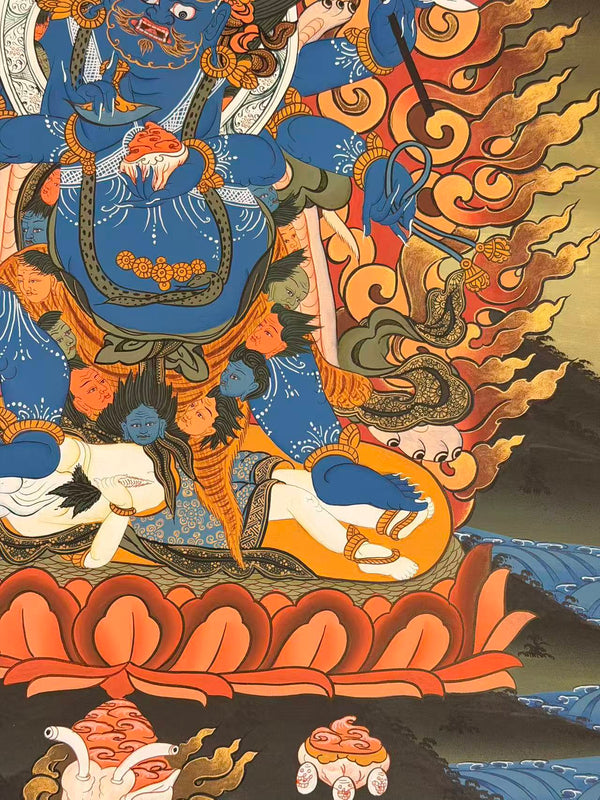 Six Arm Mahakala Thangka