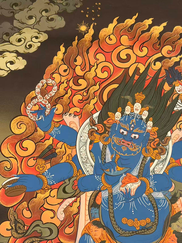Six Arm Mahakala Thangka
