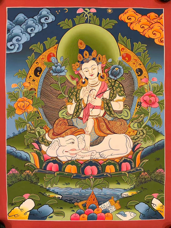 Samantabhadra Bodhisattva Thangka