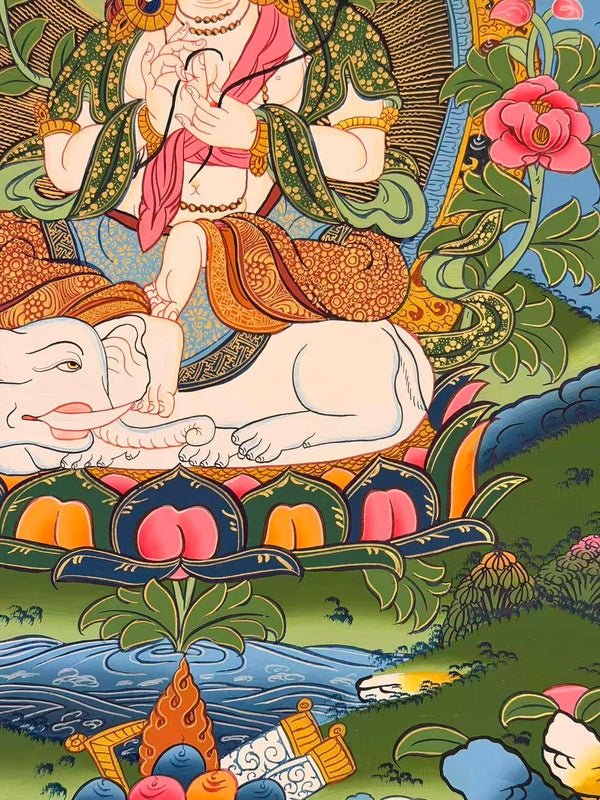 Samantabhadra Bodhisattva Thangka