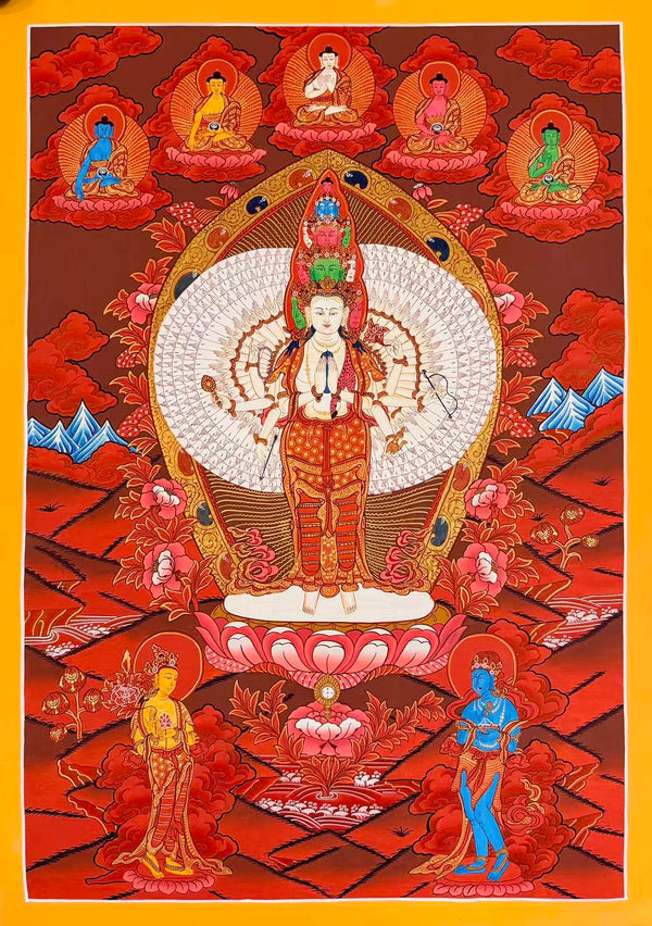 Avalokiteshvara Thangka Painting
