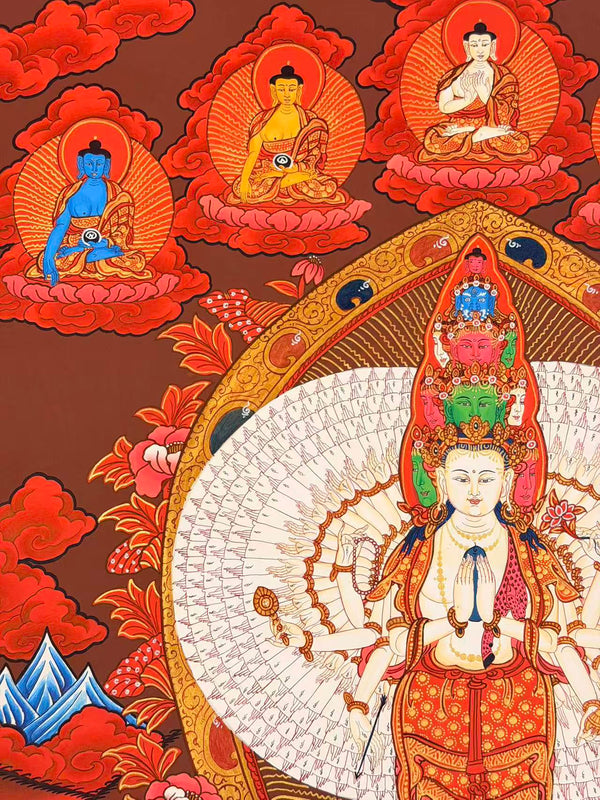 Avalokiteshvara Thangka Painting