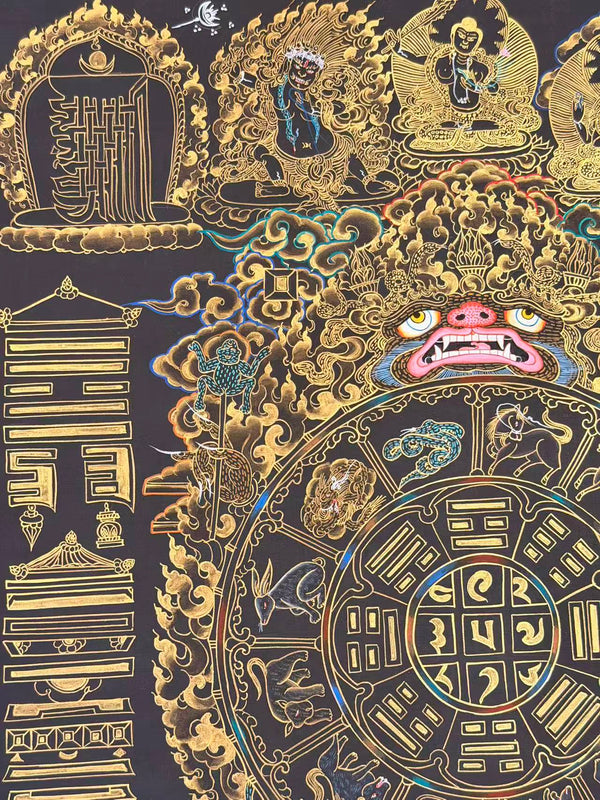 Tibetan Astrology Thangka