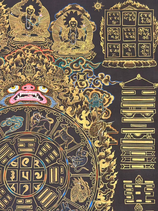 Tibetan Astrology Thangka