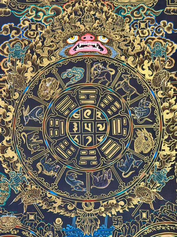 Tibetan Astrology Thangka