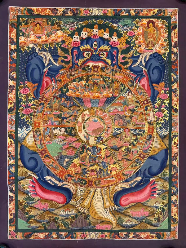 Wheel Of Life Masterpiece Thangka