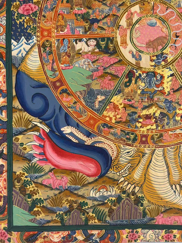 Wheel Of Life Masterpiece Thangka