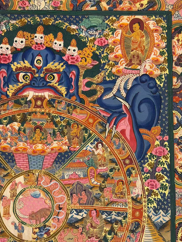Wheel Of Life Masterpiece Thangka