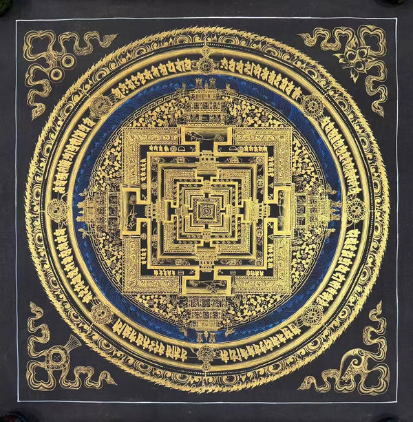 Kalachakra Mandala Tibetan Thangka Painting