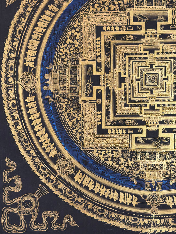 Kalachakra Mandala Tibetan Thangka Painting