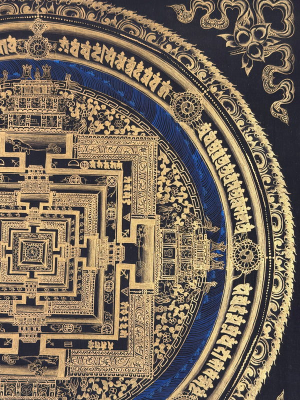 Kalachakra Mandala Tibetan Thangka Painting