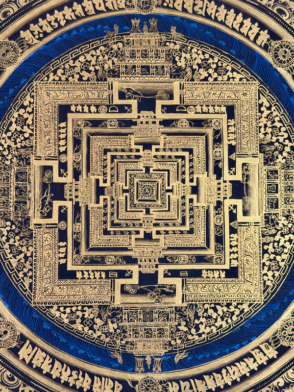 Kalachakra Mandala Tibetan Thangka Painting