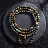 Moss Agate Wealth Mala