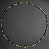 Moss Agate Short Mala
