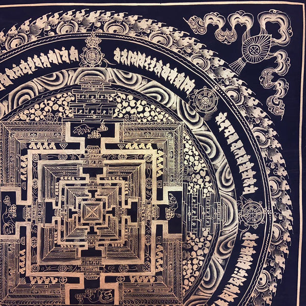 Kalachakra Mandala Tibetan Thangka Painting