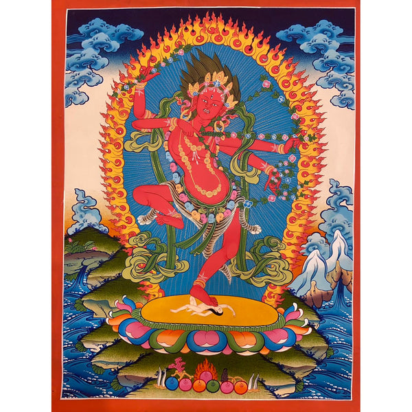 Kurkulla Tibetan Thangka Painting