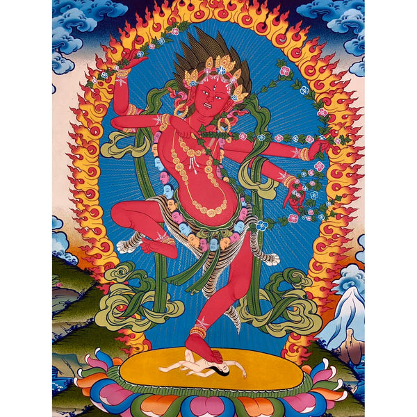 Kurkulla Tibetan Thangka Painting