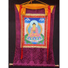 Shakyamuni Buddha Thangka - Silk Framed