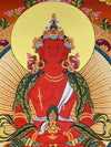 Amitayus Buddha Tibetan Thangka Painting