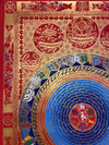 Om Mantra Mandala Large Thangka
