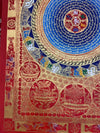 Om Mantra Mandala Large Thangka
