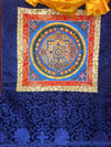 Kalachakra Mandala Tibetan Thangka Painting - Silk Framed