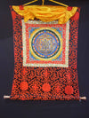 Kalachakra Mandala Tibetan Thangka Painting - Silk Framed