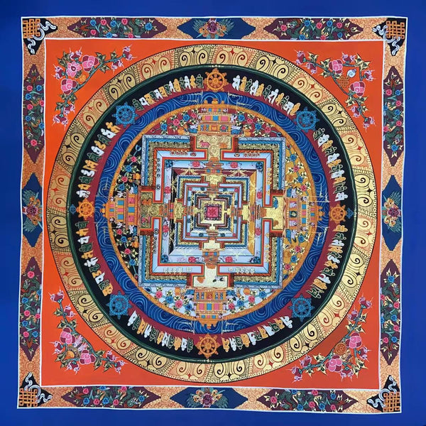 Kalachakra Mandala Tibetan Thangka Painting
