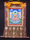 Shakyamuni Buddha Thangka - Silk Framed