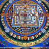 Kalachakra Mandala Large Tibetan Thangka Painting