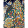 Guru Padmasambhava Lineage Tree Large Thangka
