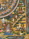 Buddha Life Story Mandala Thangka