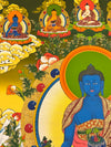 Medicine Buddha Large Thangka