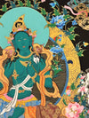 Green Tara Thangka