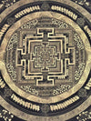 Kalachakra Mandala Large Tibetan Thangka Painting