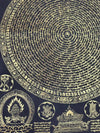 Om Mantra Mandala Large Thangka