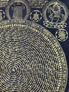 Om Mantra Mandala Large Thangka